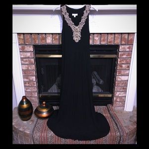 Black ck maxi dress